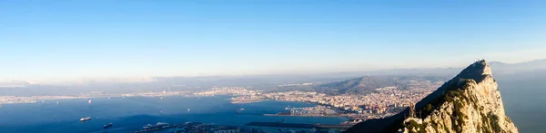 Gibraltar Apen Rots Middellandse Zee — Stockfoto