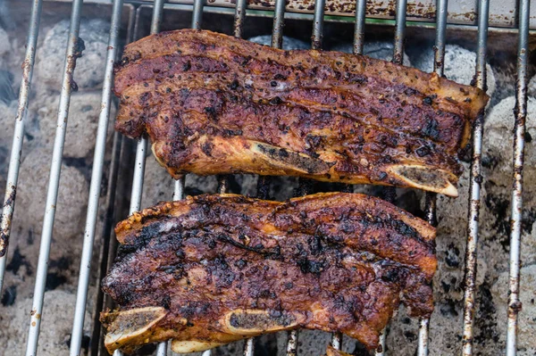 Kryddigt Kött Grillen — Stockfoto