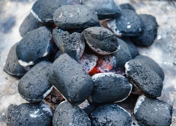 Pikantní Kuřecí Stehna Jiné Maso Grilu — Stock fotografie