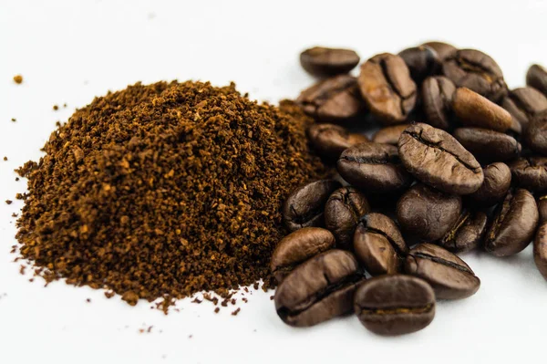 Some Roasted Coffee Beans — Stock Photo, Image
