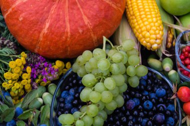 Geleneksel sonbahar dekorasyonu