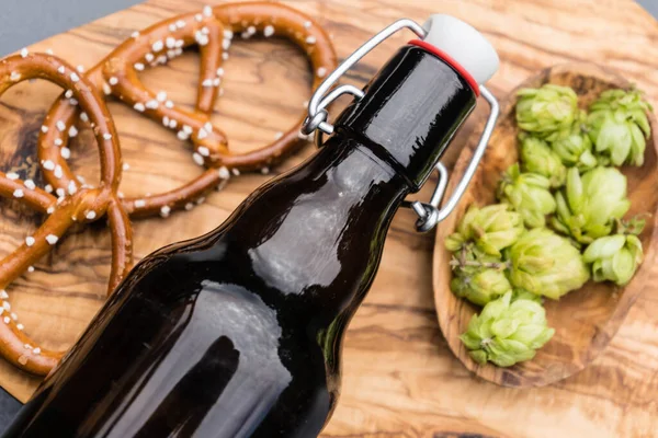 Verse Groene Hop Als Bestanddeel Voor Het Brouwen Van Bier — Stockfoto