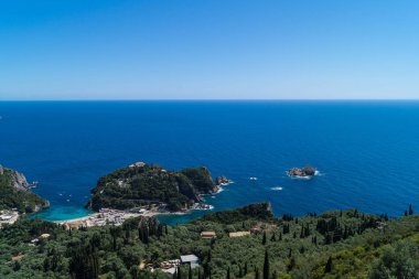 Viewpoint Bella Vista, Adriyatik Denizi 'ndeki Korfu Yunan Adası' nda