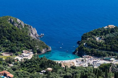 Viewpoint Bella Vista, Adriyatik Denizi 'ndeki Korfu Yunan Adası' nda