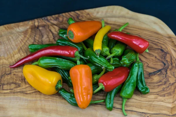 Pimentos Padron Pimenta Espanhola — Fotografia de Stock