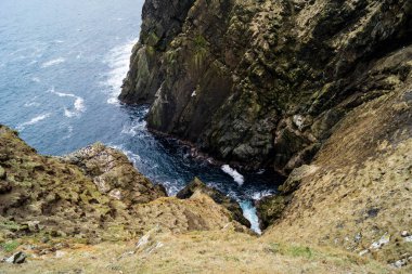 Sumburgh Head İskoçya 'nın kayalıkları