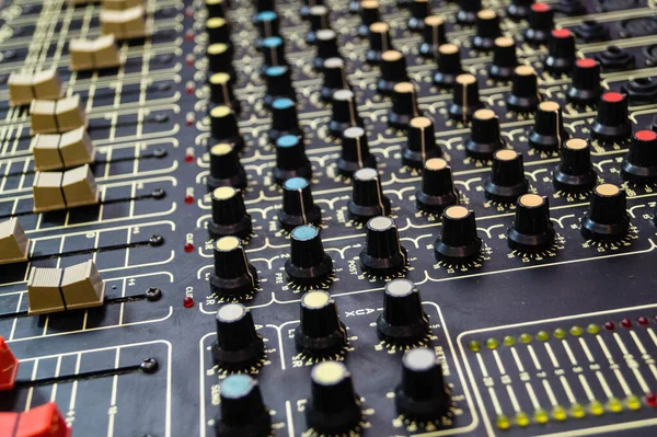Mixing Tool Sound Engineer Professional Recording Studio — Stock Photo, Image