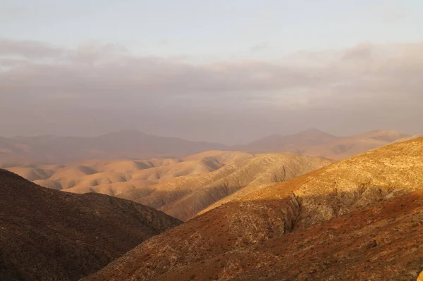 Montana Cardon Fuerteventura Španělsko — Stock fotografie