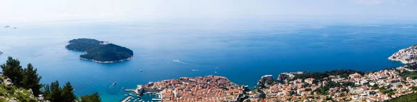 Utsikt Från Mount Otok Lokrum Liten Nära Dubrovnik Kroatien — Stockfoto