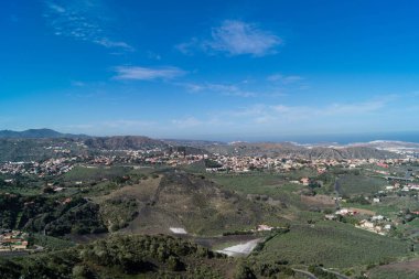 Bakış açısı Pico de Bandama Caldera Büyük Kanarya İspanya
