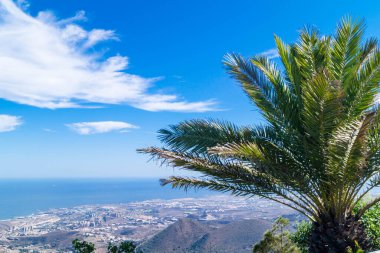 Bakış açısı Pico de Bandama Caldera Büyük Kanarya İspanya