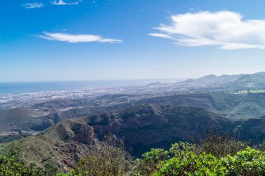 Bakış açısı Pico de Bandama Caldera Büyük Kanarya İspanya