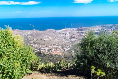 Bakış açısı Pico de Bandama Caldera Büyük Kanarya İspanya