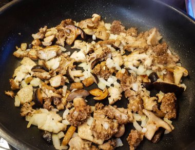 Ormandan yeni çıkmış mantarlar.