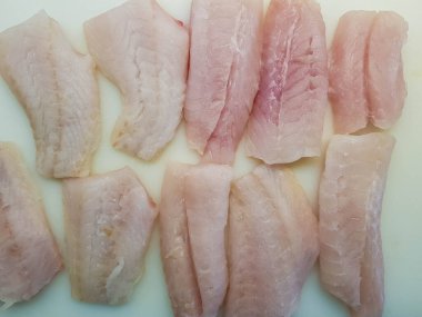 Lezzetli kırmızı balık filetosu.