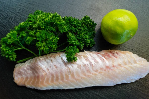 Läcker Röd Snapper Fisk Filé — Stockfoto