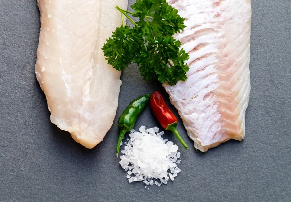 Läcker Röd Snapper Fisk Filé — Stockfoto