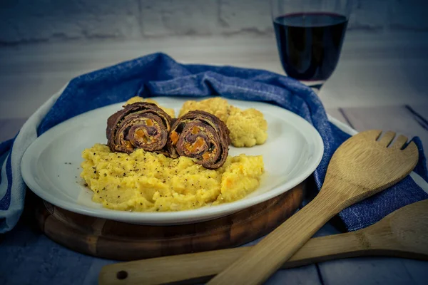 Roulade Bœuf Aux Épices — Photo