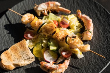 mediterranean marinated seafood for grilling