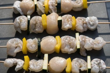 mediterranean marinated seafood for grilling