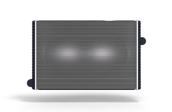Auto radiátor izolovaných na bílém pozadí 3d vykreslení — Stock fotografie
