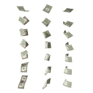 1 dolarlık banknot uçan alınması