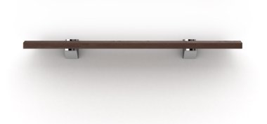 DaRcK ahşap raf izole backgrownd