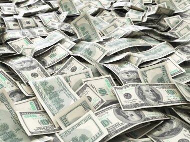 Arkaplan olarak 100 dolar..