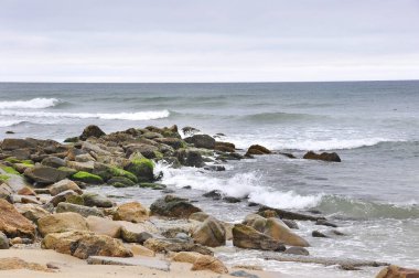 New York 'ta yaz boyunca Montauk, New York plajları.