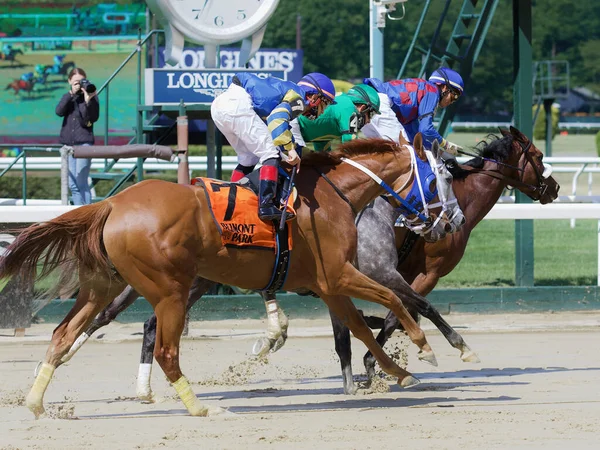 Robin Sparkles Gana Mount Vernon Stakes Histórico Belmont Park Fleetphoto —  Fotos de Stock