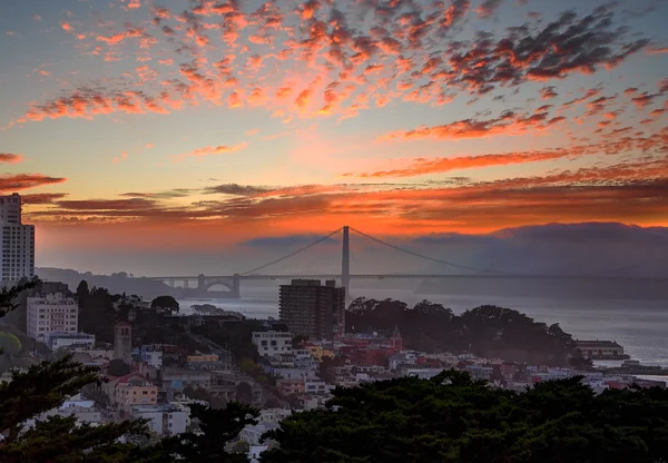 Tiros de City, San Francisco, Califórnia, EUA . — Fotografia de Stock