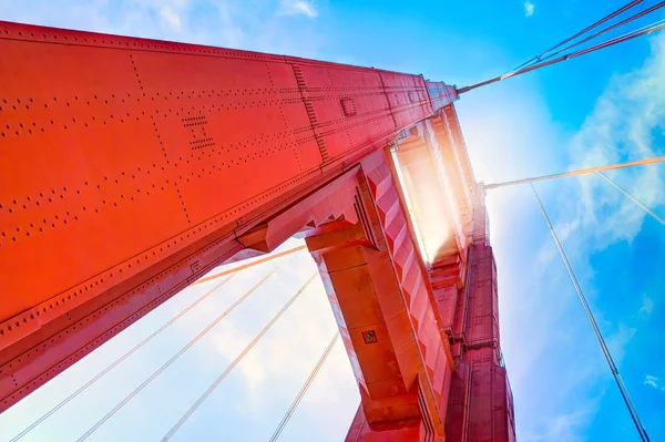 Famoso Golden Gate Bridge, San Francisco, Stati Uniti d'America — Foto Stock
