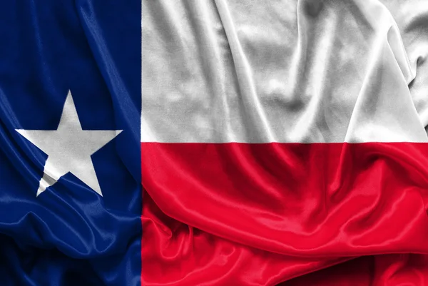 Bandeira do Texas fundo tecido enrugado, papéis de parede — Fotografia de Stock