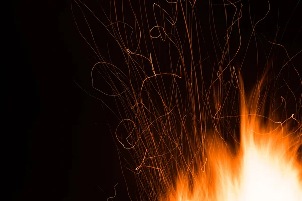 Szikra a bonfire night — Stock Fotó