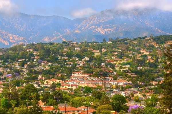 Vista de Santa Barbara torre da prefeitura — Fotografia de Stock