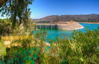 bradbury barajın göl cachuma santa barbara County.