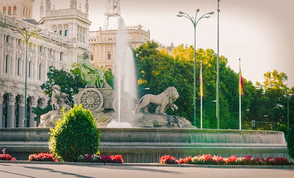 Madrid şehir Kasım - çekim İspanya - seyahat Avrupa — Stok fotoğraf