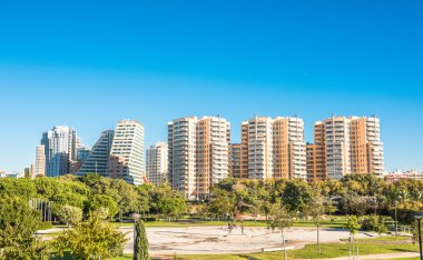 Valencia şehir Kasım - çekim İspanya - seyahat Avrupa