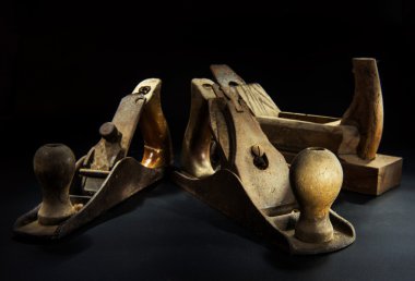 Eski tezgah planya - ahşap araçlar