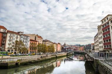 Bilbao city - shots of Spain clipart