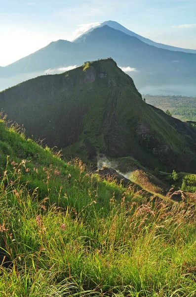Batur Vulkan Och Omgivande Bangli Regeringstid Bali Indonesien — Stockfoto