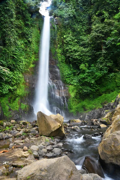 Cachoeira Gitgit Singaraja Regência Bali — Fotografia de Stock