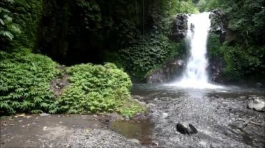 Bali Buleleng naipliğinde Gitgit 'in küçük şelalesi