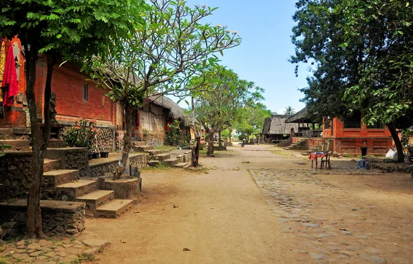 バリ島のKarangasem地区にある伝統的なバリの村テンガナン — ストック写真