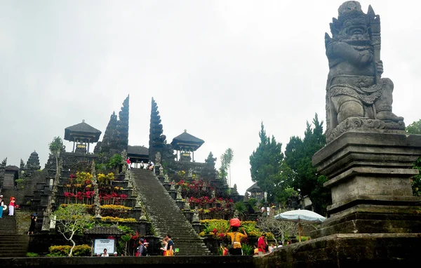 Karangasem Indonesia September 2016 Biggest Holy Temple Besakih Karangasem Regency — стоковое фото