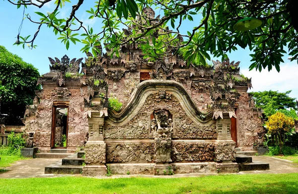 巴厘岛印度尼西亚Buleleng县Sangsit村独特而古老的水稻女神Beji寺 — 图库照片