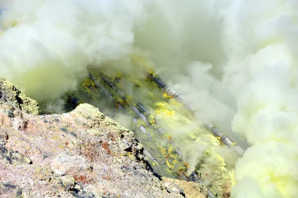 Paysage Mont Ijen Dans Régence Banyuwangi Java Est Indonésie — Photo