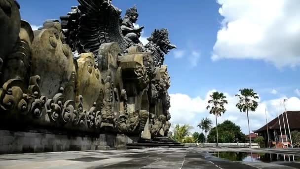 Tabanan Bali Indonesia Juli 2021 Tijdspanne Van Garuda Wisnu Kencana — Stockvideo