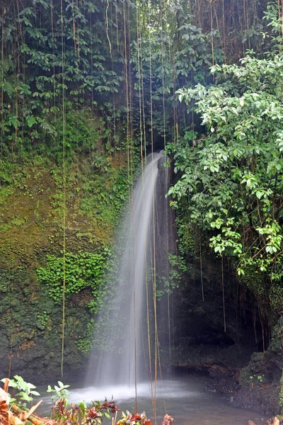巴厘岛印度尼西亚塔巴班县Babahan村的 Kincir 小瀑布 海水清澈美丽 — 图库照片