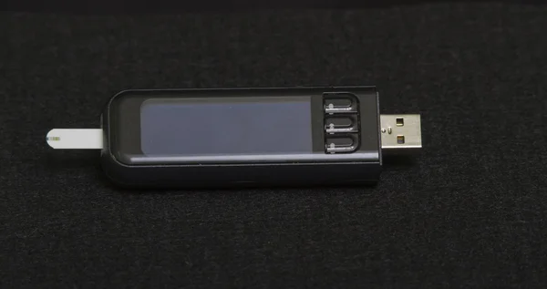 USB Monitor cukru we krwi — Zdjęcie stockowe